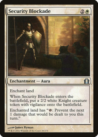 Security Blockade [Return to Ravnica] | Jack's On Queen