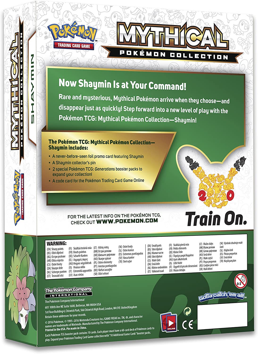 Generations - Mythical Pokemon Collection Case (Shaymin) | Jack's On Queen