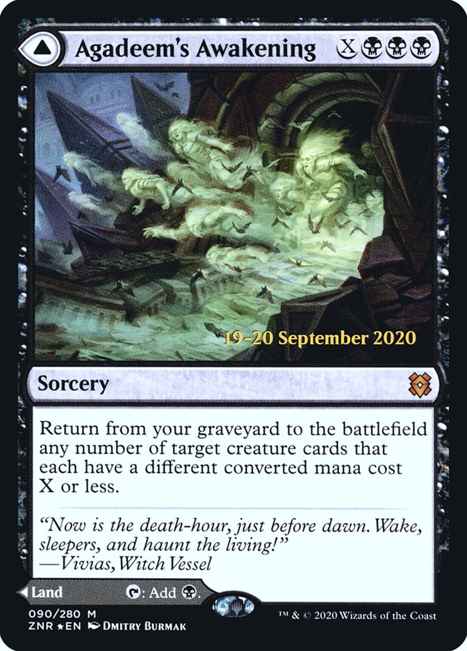 Agadeem's Awakening // Agadeem, the Undercrypt  [Zendikar Rising Prerelease Promos] | Jack's On Queen