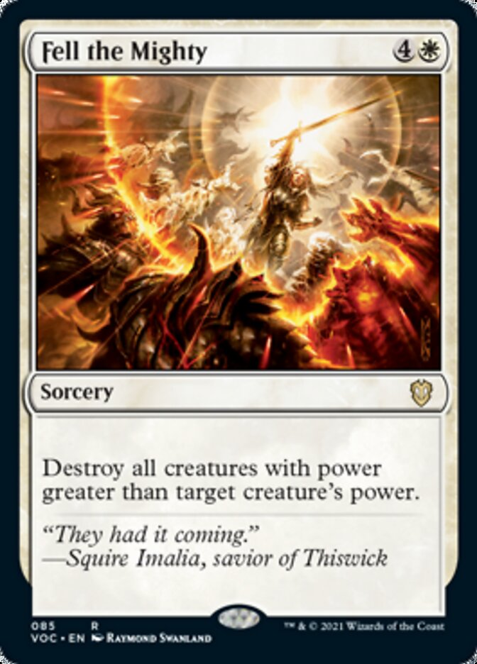 Fell the Mighty [Innistrad: Crimson Vow Commander] | Jack's On Queen
