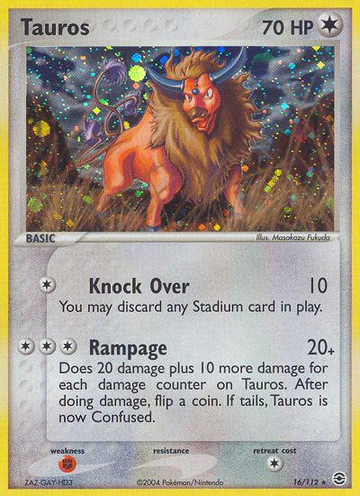 Tauros (16/112) [EX: FireRed & LeafGreen] | Jack's On Queen