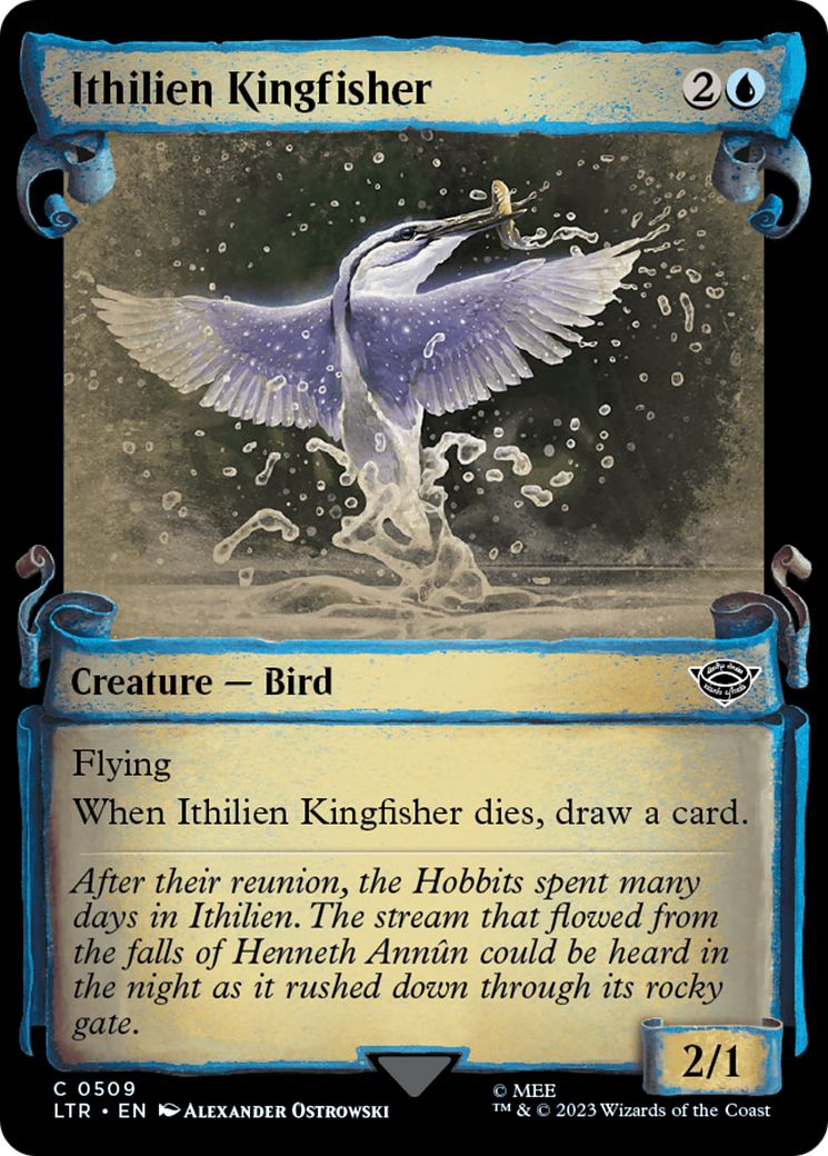 Ithilien Kingfisher [The Lord of the Rings: Tales of Middle-Earth Showcase Scrolls] | Jack's On Queen