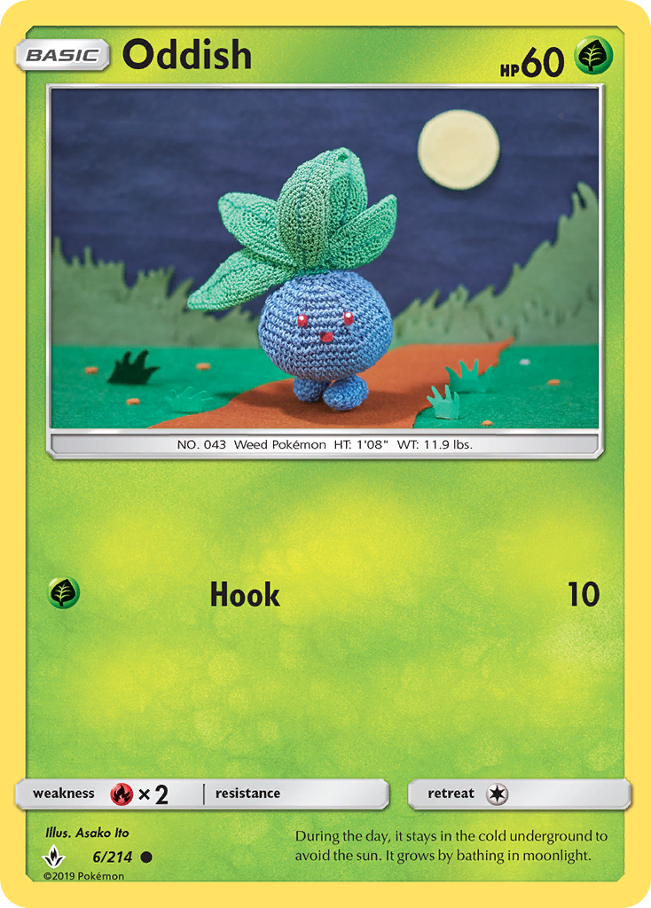 Oddish (6/214) [Sun & Moon: Unbroken Bonds] | Jack's On Queen