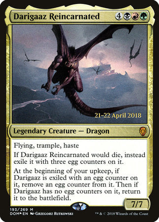 Darigaaz Reincarnated [Dominaria Promos] | Jack's On Queen