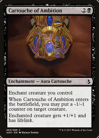 Cartouche of Ambition [Amonkhet] | Jack's On Queen