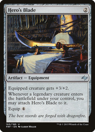 Hero's Blade [Fate Reforged] | Jack's On Queen