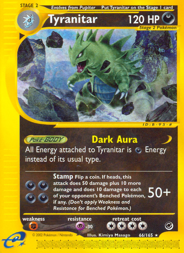 Tyranitar (66/165) [Expedition: Base Set] | Jack's On Queen