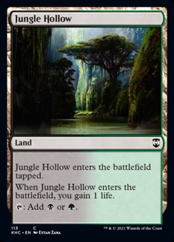 Jungle Hollow [Kaldheim Commander] | Jack's On Queen