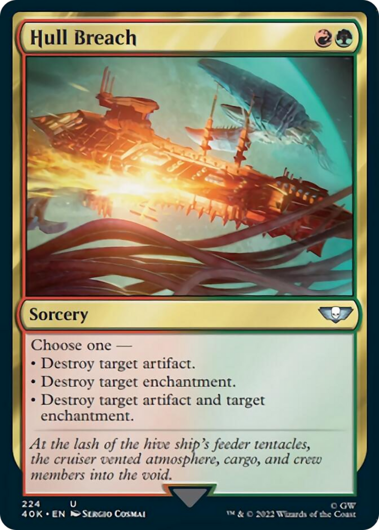 Hull Breach (Surge Foil) [Universes Beyond: Warhammer 40,000] | Jack's On Queen