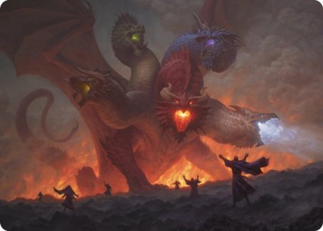 Tiamat Art Card [Dungeons & Dragons: Adventures in the Forgotten Realms Art Series] | Jack's On Queen