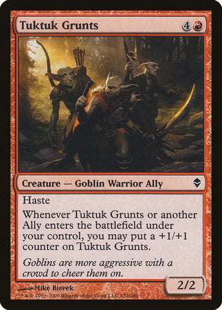 Tuktuk Grunts [Zendikar] | Jack's On Queen