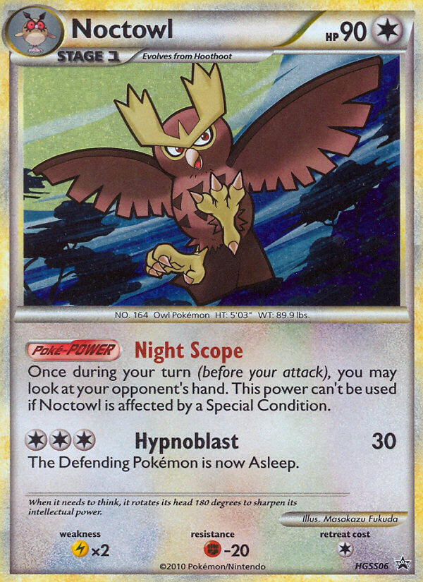 Noctowl (HGSS06) [HeartGold & SoulSilver: Black Star Promos] | Jack's On Queen
