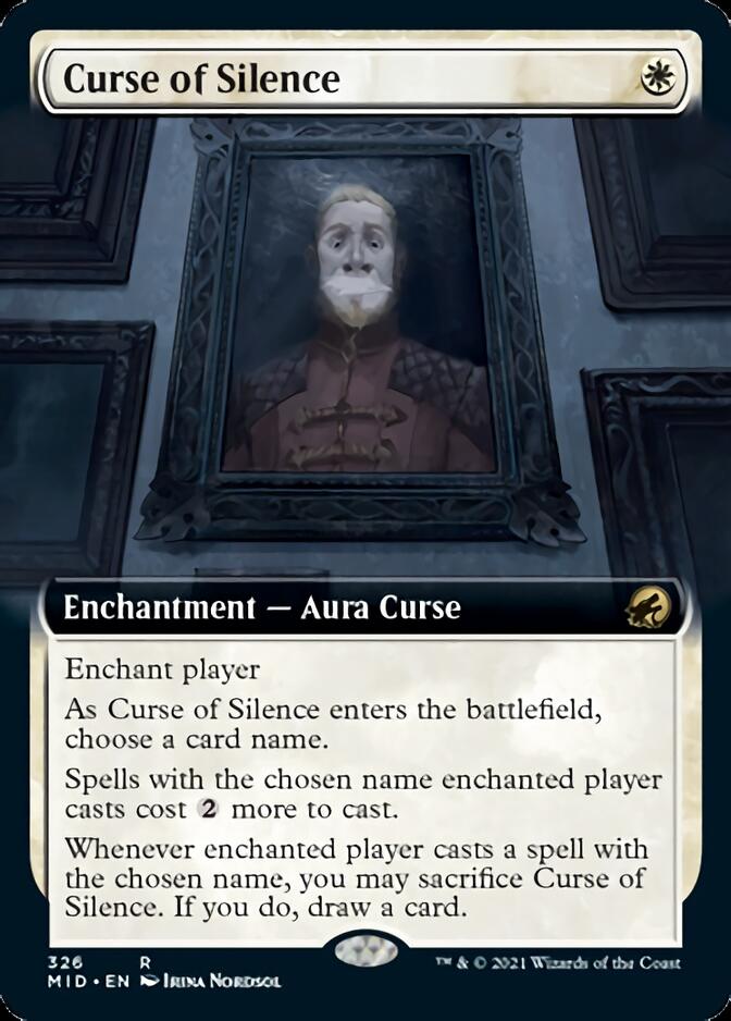 Curse of Silence (Extended) [Innistrad: Midnight Hunt] | Jack's On Queen