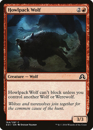 Howlpack Wolf [Shadows over Innistrad] | Jack's On Queen