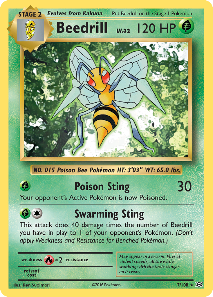 Beedrill (7/108) [XY: Evolutions] | Jack's On Queen