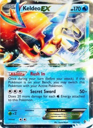 Keldeo EX (49/149) (Jumbo Card) [Black & White: Boundaries Crossed] | Jack's On Queen