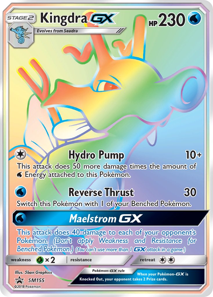 Kingdra GX (SM155) [Sun & Moon: Black Star Promos] | Jack's On Queen