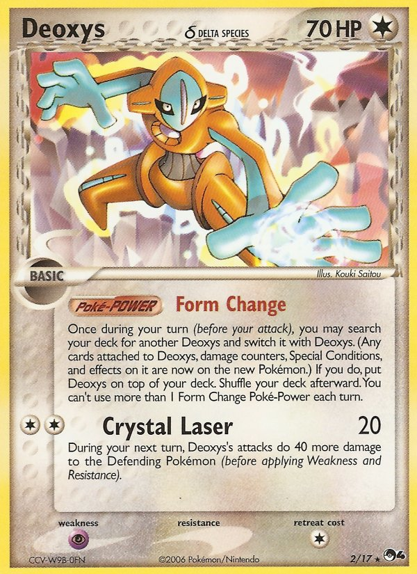 Deoxys (2/17) (Delta Species) [POP Series 4] | Jack's On Queen