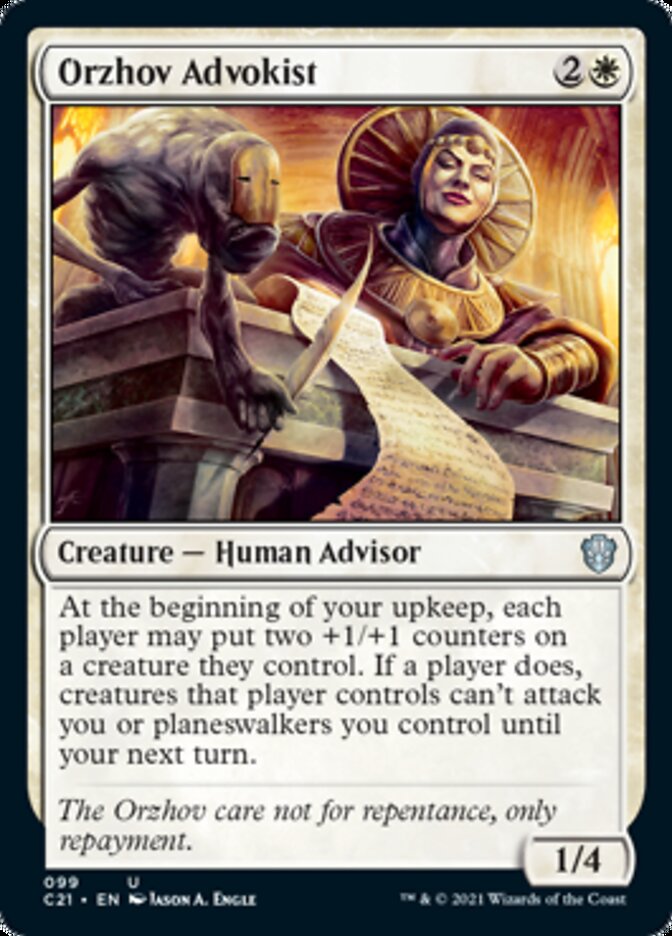 Orzhov Advokist [Commander 2021] | Jack's On Queen