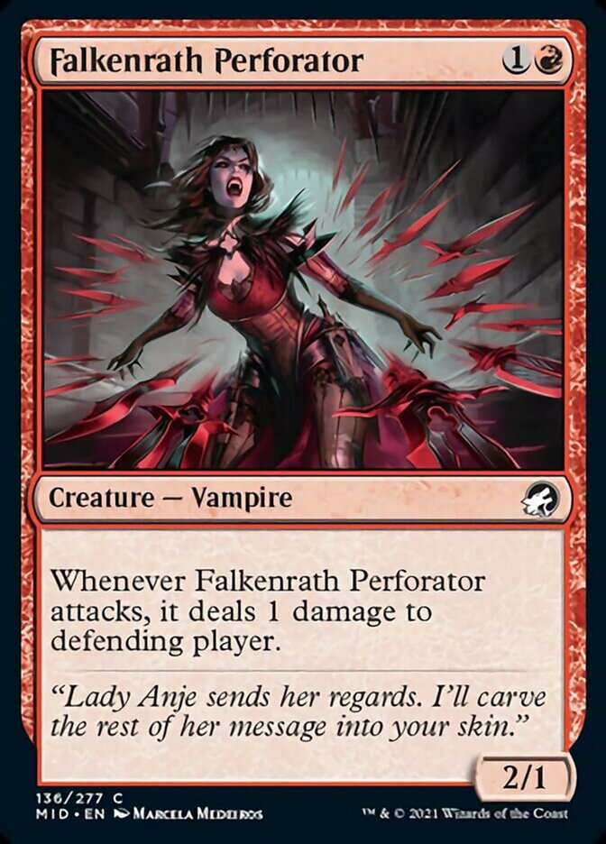 Falkenrath Perforator [Innistrad: Midnight Hunt] | Jack's On Queen