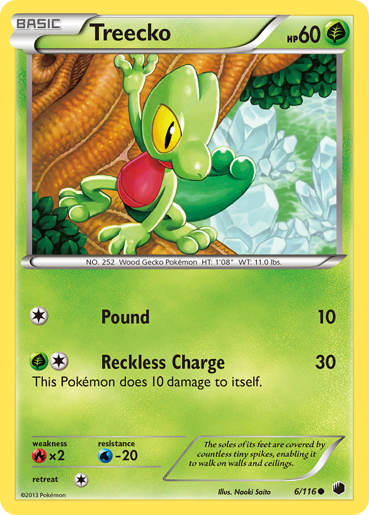 Treecko (6/116) [Black & White: Plasma Freeze] | Jack's On Queen