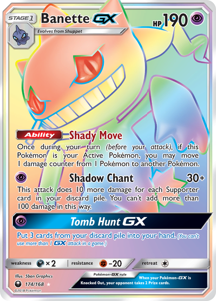 Banette GX (174/168) [Sun & Moon: Celestial Storm] | Jack's On Queen