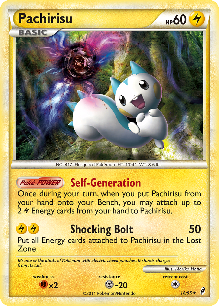 Pachirisu (18/95) [HeartGold & SoulSilver: Call of Legends] | Jack's On Queen