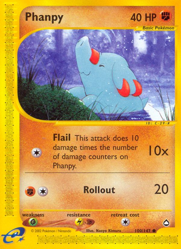 Phanpy (100/147) [Aquapolis] | Jack's On Queen