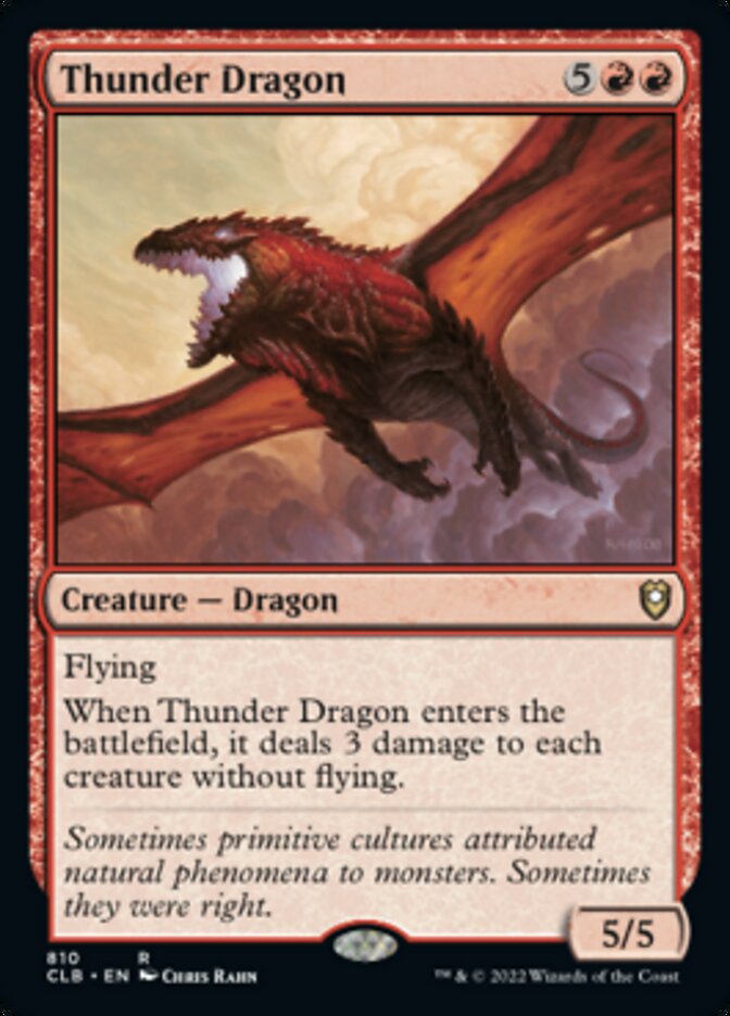 Thunder Dragon [Commander Legends: Battle for Baldur's Gate] | Jack's On Queen