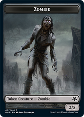 Zombie // Human Soldier Double-Sided Token [Game Night: Free-for-All Tokens] | Jack's On Queen