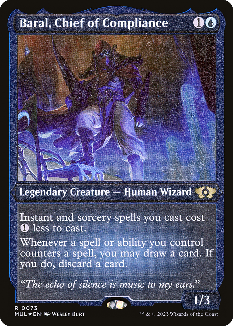 Baral, Chief of Compliance (Foil Etched) [Multiverse Legends] | Jack's On Queen