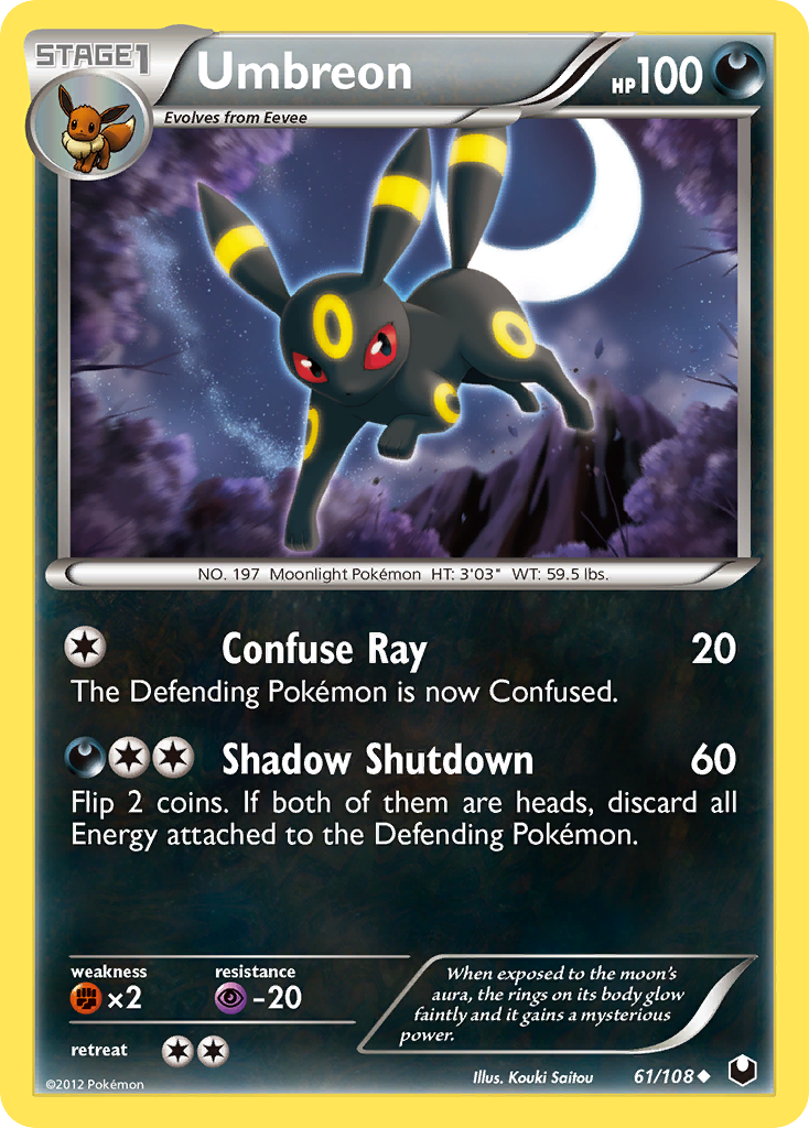 Umbreon (61/108) [Black & White: Dark Explorers] | Jack's On Queen