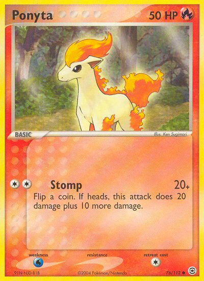 Ponyta (76/112) [EX: FireRed & LeafGreen] | Jack's On Queen