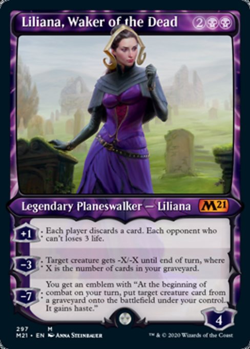 Liliana, Waker of the Dead (Showcase) [Core Set 2021] | Jack's On Queen
