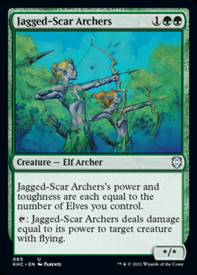 Jagged-Scar Archers [Kaldheim Commander] | Jack's On Queen