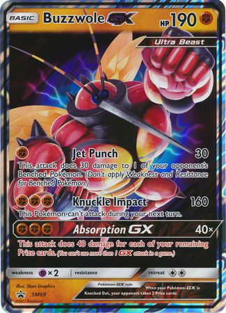 Buzzwole GX (SM69) (Jumbo Card) [Sun & Moon: Black Star Promos] | Jack's On Queen