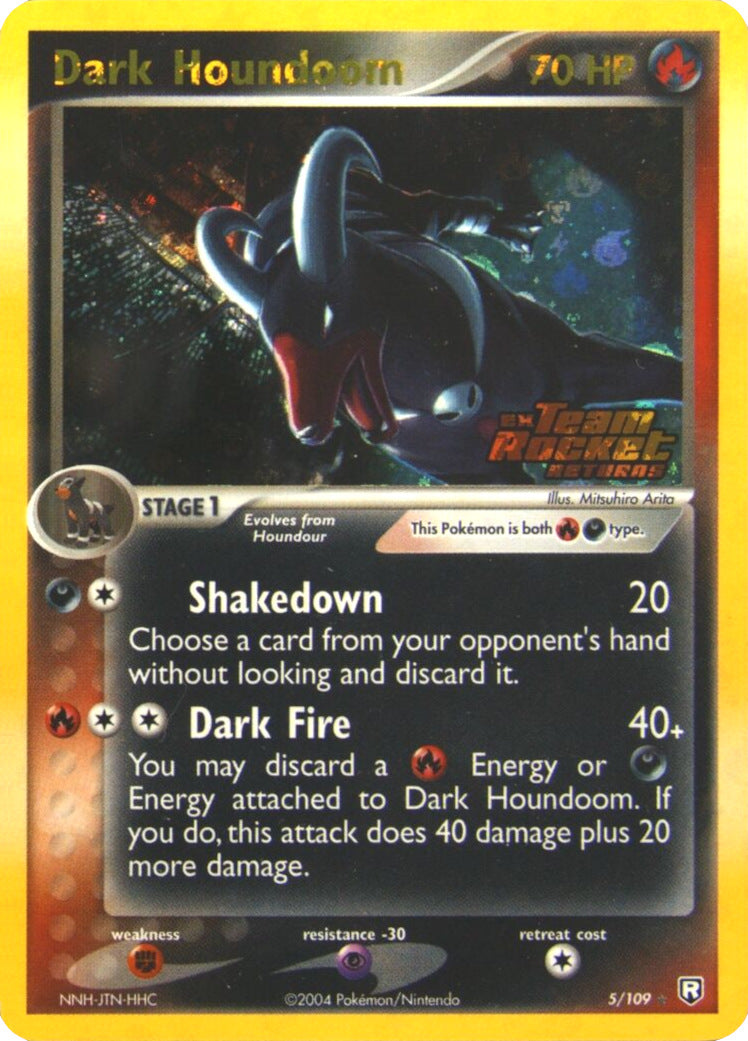 Dark Houndoom (5/109) (Stamped) [EX: Team Rocket Returns] | Jack's On Queen