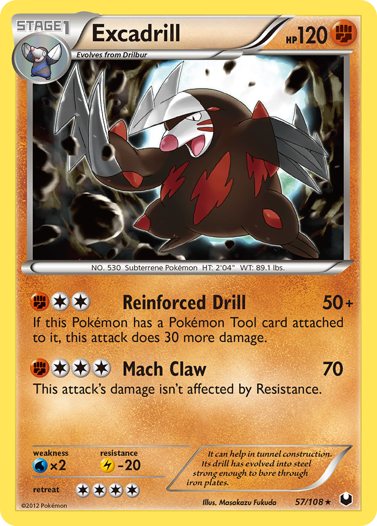 Excadrill (57/108) [Black & White: Dark Explorers] | Jack's On Queen