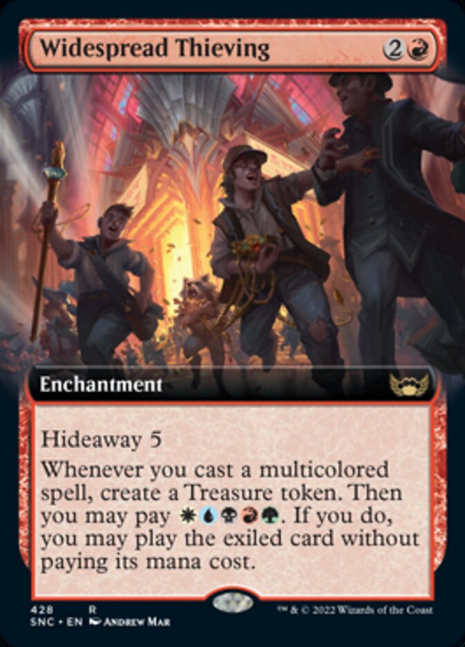 Widespread Thieving (Extended Art) [Streets of New Capenna] | Jack's On Queen