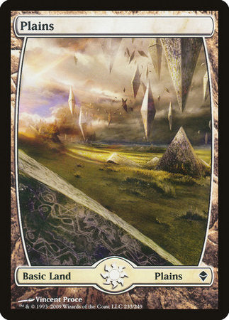 Plains (233) - Full Art [Zendikar] | Jack's On Queen