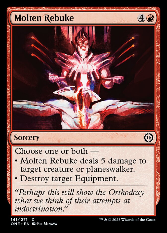 Molten Rebuke [Phyrexia: All Will Be One] | Jack's On Queen