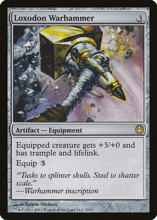 Loxodon Warhammer [Duel Decks: Knights vs. Dragons] | Jack's On Queen