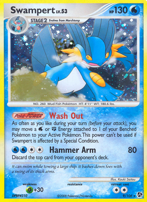 Swampert (9/106) [Diamond & Pearl: Great Encounters] | Jack's On Queen