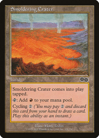 Smoldering Crater [Urza's Saga] | Jack's On Queen