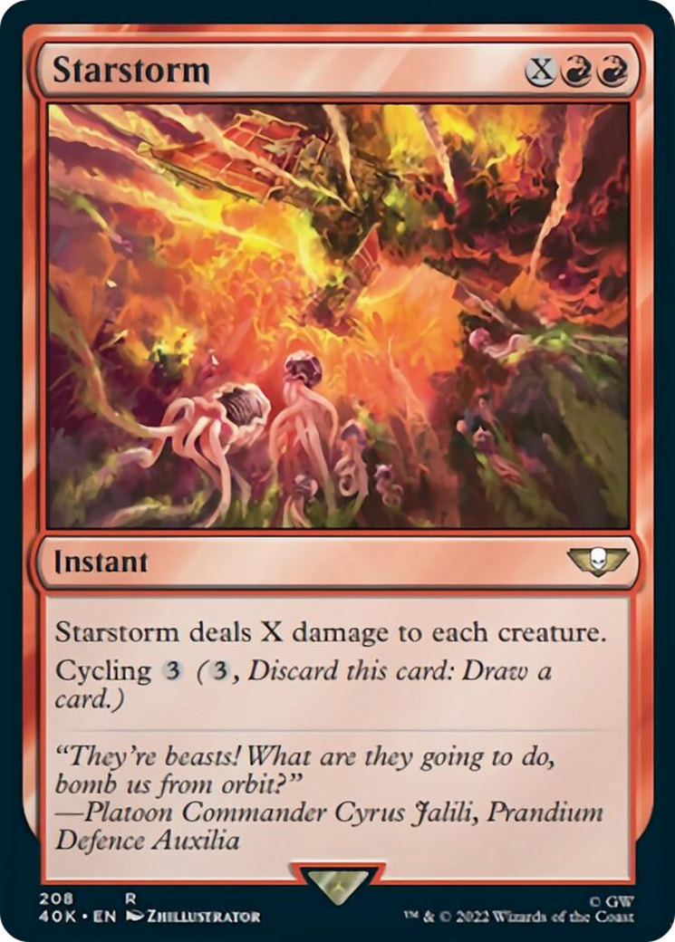 Starstorm (Surge Foil) [Universes Beyond: Warhammer 40,000] | Jack's On Queen
