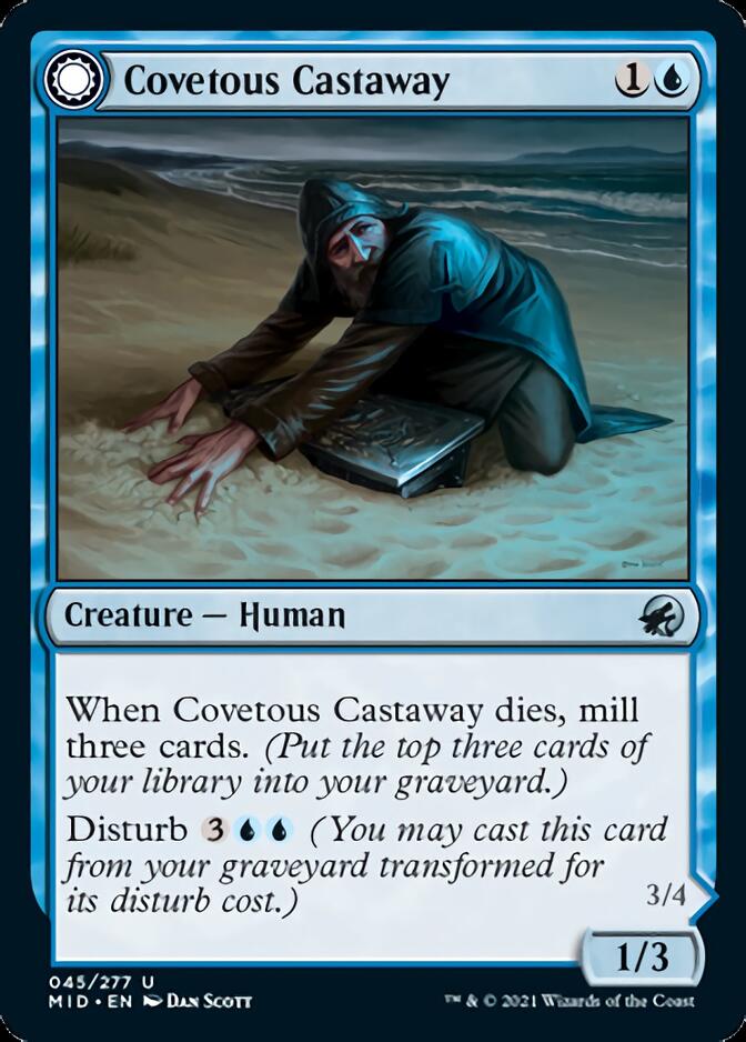 Covetous Castaway // Ghostly Castigator [Innistrad: Midnight Hunt] | Jack's On Queen