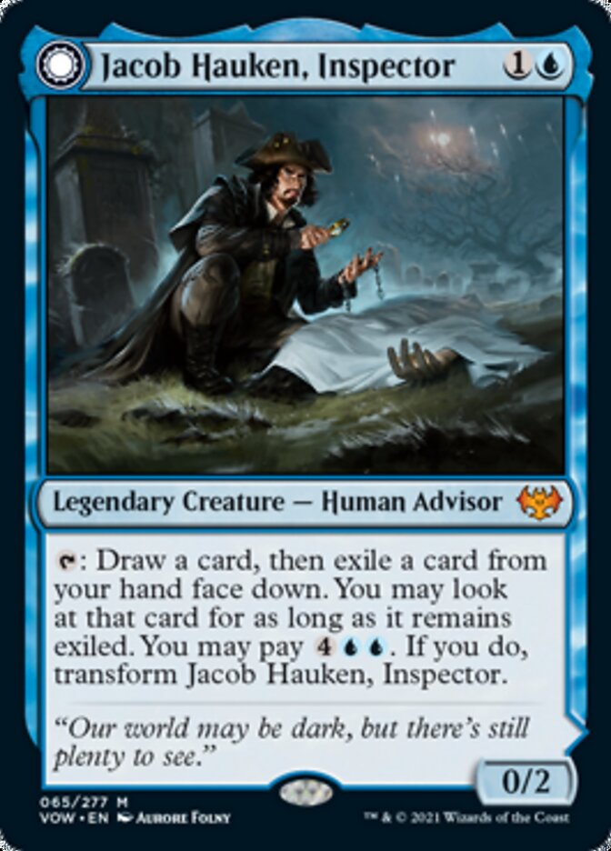 Jacob Hauken, Inspector // Hauken's Insight [Innistrad: Crimson Vow] | Jack's On Queen