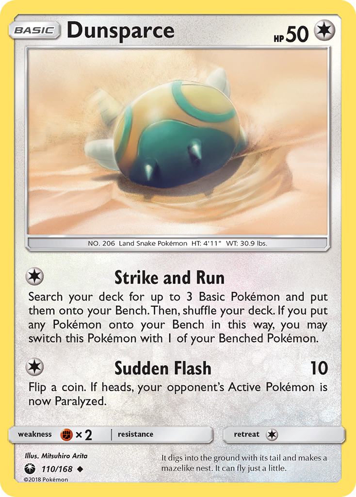 Dunsparce (110/168) [Sun & Moon: Celestial Storm] | Jack's On Queen