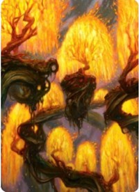 Grove of the Burnwillows Art Card [Zendikar Rising Art Series] | Jack's On Queen