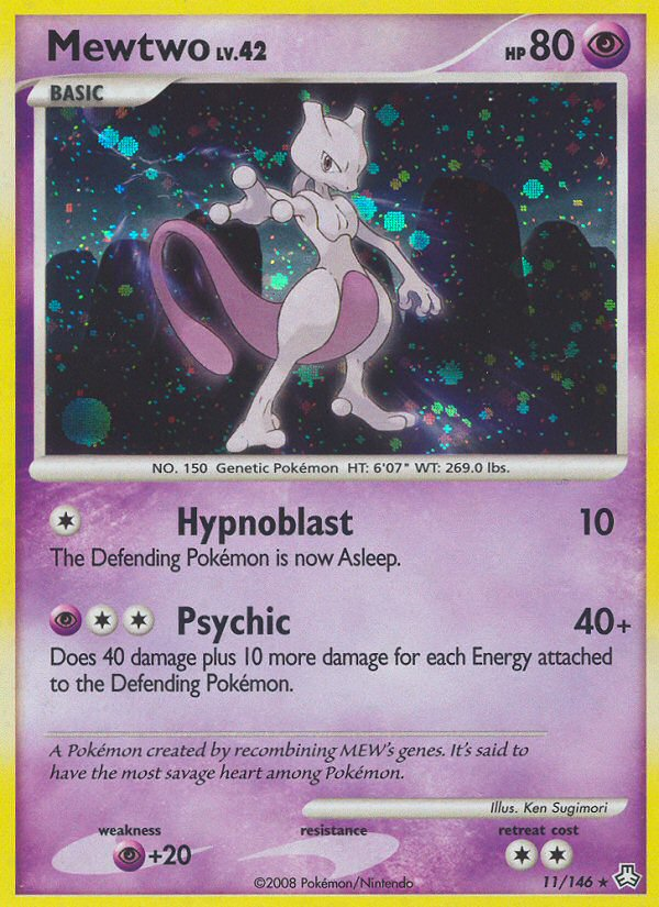 Mewtwo (11/146) [Diamond & Pearl: Legends Awakened] | Jack's On Queen